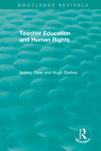 表紙画像: Teacher Education and Human Rights 1st edition 9781138504189