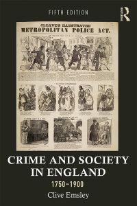 صورة الغلاف: Crime and Society in England, 1750–1900 5th edition 9781138941762