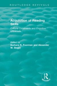 Cover image: Acquisition of Reading Skills (1986) 1st edition 9781138501546