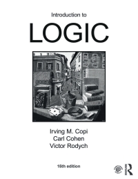 Cover image: Introduction to Logic 15th edition 9781138500860
