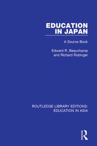 Cover image: Education in Japan 1st edition 9781138310414