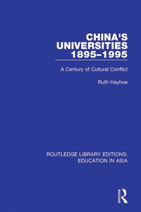 Cover image: China's Universities, 1895-1995 1st edition 9781138500655