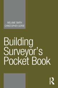 Cover image: Building Surveyor’s Pocket Book 1st edition 9781138307919