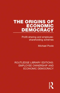 Cover image: The Origins of Economic Democracy 1st edition 9781138307872