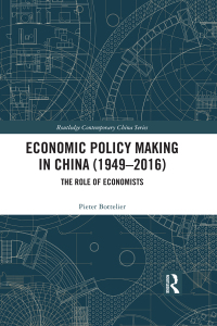 صورة الغلاف: Economic Policy Making In China (1949–2016) 1st edition 9780367438494