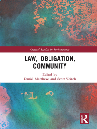 Cover image: Law, Obligation, Community 1st edition 9780367862657