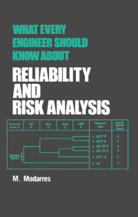 Titelbild: What Every Engineer Should Know about Reliability and Risk Analysis 1st edition 9780367402594