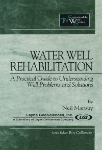 Cover image: Water Well Rehabilitation 1st edition 9780367400088