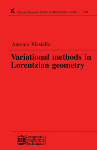Immagine di copertina: Variational Methods in Lorentzian Geometry 1st edition 9780582237995