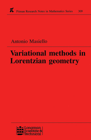 Imagen de portada: Variational Methods in Lorentzian Geometry 1st edition 9780582237995