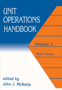 表紙画像: Unit Operations Handbook 1st edition 9780824786694