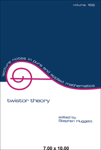 صورة الغلاف: Twistor Theory 1st edition 9780824793210