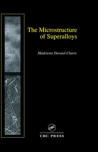 Cover image: The Microstructure of Superalloys 1st edition 9789056990978