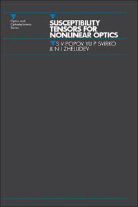 Cover image: Susceptibility Tensors for Nonlinear Optics 1st edition 9780750302531