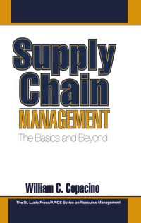 Imagen de portada: Supply Chain Management 1st edition 9781574440744