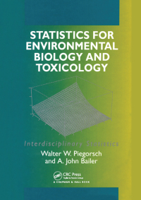 Imagen de portada: Statistics for Environmental Biology and Toxicology 1st edition 9780412047312