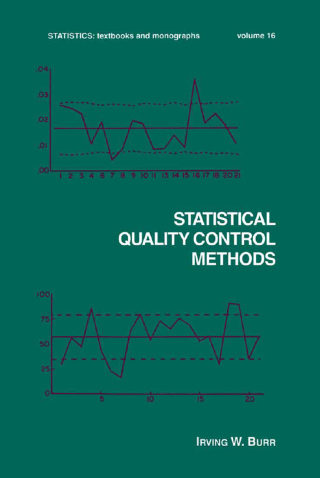 Cover image: Statistical Quality Control Methods 1st edition 9780367452100