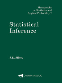 表紙画像: Statistical Inference 1st edition 9780412138201