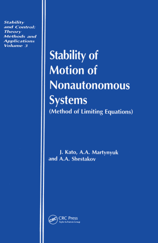 Imagen de portada: Stability of Motion of Nonautonomous Systems (Methods of Limiting Equations) 1st edition 9782884490351