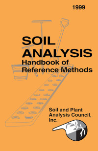 Cover image: Soil Analysis Handbook of Reference Methods 1st edition 9780849302053