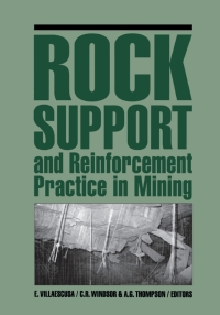 صورة الغلاف: Rock Support and Reinforcement Practice in Mining 1st edition 9789058090454