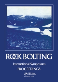 Cover image: Rock bolting: Theory and application in mining and underground construction 1st edition 9789061915140