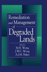 Cover image: Remediation and Management of Degraded Lands 1st edition 9780849341182