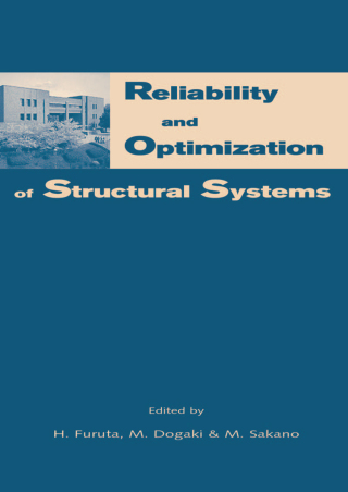 Cover image: Reliability and Optimization of Structural Systems 1st edition 9789058095534