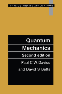 Cover image: Quantum Mechanics, Second edition 2nd edition 9780748744466