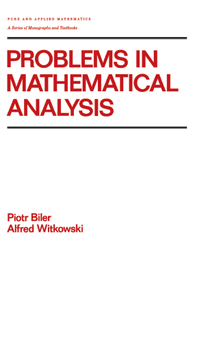 表紙画像: Problems in Mathematical Analysis 1st edition 9780367832193