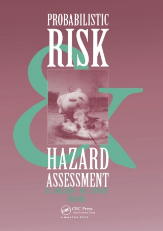 Immagine di copertina: Probabilistic Risk and Hazard Assessment 1st edition 9789054103493