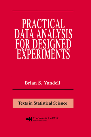 表紙画像: Practical Data Analysis for Designed Experiments 1st edition 9780412063411