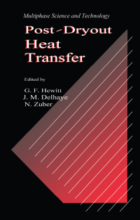 Titelbild: Post-Dryout Heat Transfer 1st edition 9780849393013