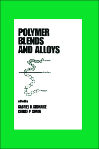 Immagine di copertina: Polymer Blends and Alloys 1st edition 9780367399740