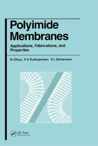 صورة الغلاف: Polyimide Membranes 1st edition 9789056990244