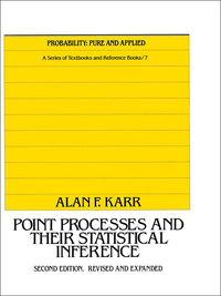 صورة الغلاف: Point Processes and Their Statistical Inference 2nd edition 9780824785321