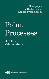 Cover image: Point Processes 1st edition 9780412219108