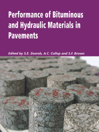 صورة الغلاف: Performance of Bituminous and Hydraulic Materials in Pavements 1st edition 9789058093752