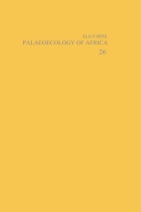 Imagen de portada: Palaeoecology of Africa and the Surrounding Islands - Volume 26 1st edition 9789054104766