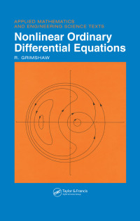 Cover image: Nonlinear Ordinary Differential Equations 1st edition 9780849386077