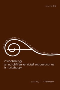Imagen de portada: Modeling and Differential Equations in Biology 1st edition 9781138442047