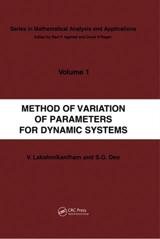 Imagen de portada: Method of Variation of Parameters for Dynamic Systems 1st edition 9780367455774