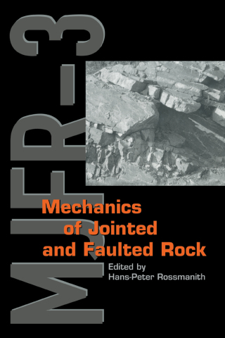 Cover image: Mechanics of Jointed and Faulted Rock 1st edition 9789054109556