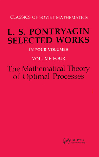 Cover image: Mathematical Theory of Optimal Processes 1st edition 9782881240775