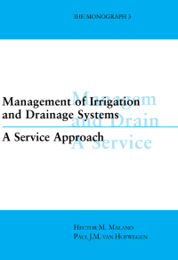 Immagine di copertina: Management of Irrigation and Drainage Systems 1st edition 9789054104827