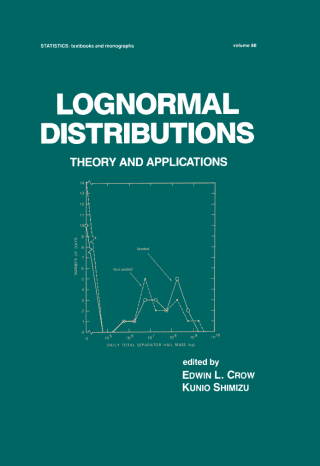 Imagen de portada: Lognormal Distributions 1st edition 9780824778033