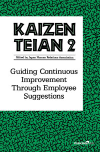Titelbild: Kaizen Teian 2 1st edition 9781138438484