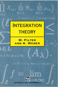 表紙画像: Integration Theory 1st edition 9780412576805