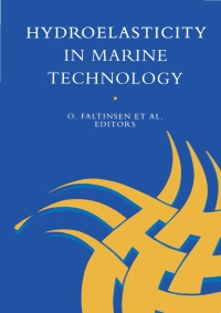 Cover image: Hydro-elasticity in Marine Technology 1st edition 9789054103875