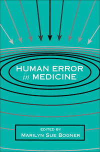 Cover image: Human Error in Medicine 1st edition 9780805813869
